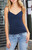 John Galt Women's Navy Archie Tank Top - 0704601601332