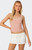 Edikted Women's Franky Ribbed Contrast Tank Top - 0712609690102
