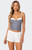 Edikted Women's Peekaboo Lacey Gingham Corset - 0731609690518