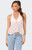 Edikted Women's Esme Sheer Lace Halter Top - 0731609690525