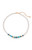 Ettika Women's Beach Day Pearl & Blue Gemstone Necklace - 0656603130268