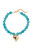 Ettika Women's Luck & Love Turquoise Beaded Choker Necklace - 0656603130276