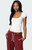 Edikted Women's Priscilla Lace Trim T-Shirt - 0702609690055