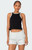 Edikted Women's Wes Contrast Ribbed Tank Top - 0712609690191