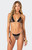 Edikted Women's Lacey Leopard Triangle Bikini Top - 0825609690041