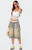 Edikted Women's Lace Boxer Denim Bermuda Shorts - 0829609690020
