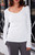 John Galt Women's White Josephine Long Sleeve Top - 0704601601359