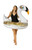 PoolCandy Men's Inflatable 48" Jumbo Gold Glitter Swan Pool Tube - 0685600420011