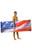 PoolCandy Men's Stars & Stripes Deluxe Pool Raft - 0685600420034
