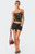 Edikted Women's Exposed Pockets Low Rise Denim Shorts - 0829609690024