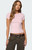 Edikted Women's Daphney Ribbed T-Shirt - 0702609690147