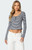 Edikted Women's Jocelyn Striped Top - 0731609690248
