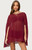 Edikted Women's Mckenzie Sheer Chiffon Poncho - 0731609691311