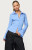 Edikted Women's Pinstripe Tailored Button Up Shirt - 0731609691322