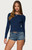 Edikted Women's Larah Boat Neck Cable Knit Top - 0740609690245