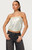Edikted Women's Leira Silky Sparkly Strapless Top - 0712609690648