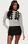 Edikted Women's Noya Argyle Knit Cardigan - 0740609690270