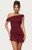 Edikted Women's Gesibelle Off Shoulder Mesh Mini Dress - 0870609690464