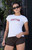 John Galt Women's Gray Hailie Boston T-Shirt - 0790601600486