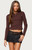 Edikted Women's Daliya Polka Dot Long Sleeve Top - 0702609690215