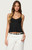 Edikted Women's Kelli Floral Babydoll Tank Top - 0712609690469