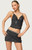Edikted Women's Jenny Beaded Mesh Boned Top - 0731609691365