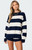 Edikted Women's Riley Oversized Striped Sweater - 0740609690099