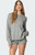 Edikted Women's Riley Oversized Striped Sweater - 0740609690099