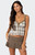 Edikted Women's Plaid Lace Trim Tank Top - 0712609690262