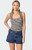 Edikted Women's Dillan Striped Square Neck Top - 0712609690264