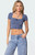 Edikted Women's Luciana Knit Crop Top - 0731609690572