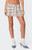 Edikted Women's Roni Plaid Pleated Mini Skirt - 0840609690241