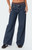 Edikted Women's Plaid Boxer Detail Relaxed Jeans - 0860609690083
