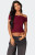 Edikted Women's Xoe Off Shoulder Lace Trim Top - 0731609690573