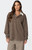 Edikted Women's Stripey Oversized Collared Shirt - 0731609690590