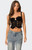 Edikted Women's Josslyn Sheer Lace Corset - 0731609690595
