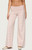 Edikted Women's Lilah Striped Fold Over Pants - 0850609690076