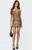 Edikted Women's Sequin Leopard Printed Mini Dress - 0870609690280