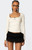 Edikted Women's Fragile Square Neck Top - 0731609690635