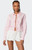 Edikted Women's Melrose Tie Front Collared Top - 0731609690658