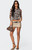 Edikted Women's Double Buckle Faux Leather Mini Skort - 0840609690263