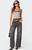 Edikted Women's Contrast Pocket Washed Low Rise Jeans - 0860609690096