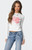 Edikted Women's Blossom Long Sleeve T-Shirt - 0702609690098