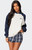 Edikted Women's Raglan Bow Oversized Hoodie - 0751609690045