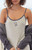 John Galt Women's Gray Skylar Teddy Tank Top - 0790601600321