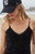 John Galt Women's Black Nicolette Lace Tank Top - 0704601601462