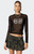 Edikted Women's 88 Rhinestone Sheer Mesh Top - 0731609690704