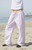 John Galt Women's Red & White Striped Anastasia Lounge Pants - 0844601600208