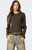 Edikted Women's Distressed Ribbed Knit Sweater - 0740609690140