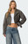 Edikted Women's Washed Faux Leather Jacket - 0760609690054